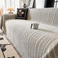 Herringbone Chenille Couch Cover Blanket Soft Durable Throw Sofa Protector with Tassel