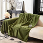 Herringbone Chenille Couch Cover Blanket Soft Durable Throw Sofa Protector with Tassel