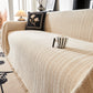 Herringbone Chenille Couch Cover Blanket Soft Durable Throw Sofa Protector with Tassel