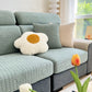 Fleece Fabric Cushion Covers for Sectional Sofas and L-Shaped Couch, Stretch Washable Sofa Seat Covers