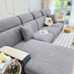 Fleece Fabric Cushion Covers for Sectional Sofas and L-Shaped Couch, Stretch Washable Sofa Seat Covers