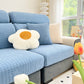 Fleece Fabric Cushion Covers for Sectional Sofas and L-Shaped Couch, Stretch Washable Sofa Seat Covers