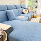 Fleece Fabric Cushion Covers for Sectional Sofas and L-Shaped Couch, Stretch Washable Sofa Seat Covers