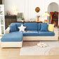 Universal Stretch Sofa Slipcover for L-Shaped Sectional Couch, Chaise, and Separate Cushion Covers