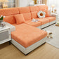 Cozy Plush Coral Fleece Sofa Cushion Slipcovers, Stretch Leaves Cushion Covers, Furniture Slipcovers