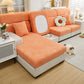 Cozy Plush Coral Fleece Sofa Cushion Slipcovers, Stretch Leaves Cushion Covers, Furniture Slipcovers