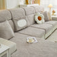 Cozy Plush Coral Fleece Sofa Cushion Slipcovers, Stretch Leaves Cushion Covers, Furniture Slipcovers