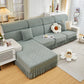 Stretch Sofa Covers with Skirt for Couch Seat and Cushion, Chaise, Sectional, 1/2/3/4 Seater Sofas