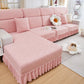 Stretch Sofa Covers with Skirt for Couch Seat and Cushion, Chaise, Sectional, 1/2/3/4 Seater Sofas