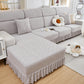 Stretch Sofa Covers with Skirt for Couch Seat and Cushion, Chaise, Sectional, 1/2/3/4 Seater Sofas