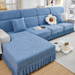 Stretch Sofa Covers with Skirt for Couch Seat and Cushion, Chaise, Sectional, 1/2/3/4 Seater Sofas