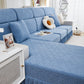 Stretch Sofa Covers with Skirt for Couch Seat and Cushion, Chaise, Sectional, 1/2/3/4 Seater Sofas