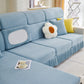 Tailored Sofa Cushion Covers Stretch Couch Seat Covers  with Skirt for Sectional Sofas