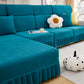 Tailored Sofa Cushion Covers Stretch Couch Seat Covers  with Skirt for Sectional Sofas