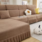 Tailored Sofa Cushion Covers Stretch Couch Seat Covers  with Skirt for Sectional Sofas