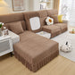 Tailored Sofa Cushion Covers Stretch Couch Seat Covers  with Skirt for Sectional Sofas