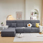 Tailored Sofa Cushion Covers Stretch Couch Seat Covers  with Skirt for Sectional Sofas