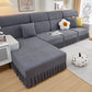 Tailored Sofa Cushion Covers Stretch Couch Seat Covers  with Skirt for Sectional Sofas