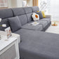 Tailored Sofa Cushion Covers Stretch Couch Seat Covers  with Skirt for Sectional Sofas