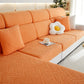 Stretch Jacquard Fleece Settee Cushion Covers, Stylish Non Slip Couch Cushion Covers for Sectional Sofas