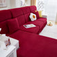 Tailored Sofa Cushion Covers Stretch Couch Seat Covers  with Skirt for Sectional Sofas