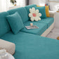 Sunflower Jacquard Fleece Stretchable Cushion Cover, Non-Slip Furniture Covers for Pets, L Shaped Couch Cushion Covers