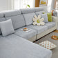 Chenille Cushion Covers for 1/2/3/4 Seater Sofas and L-shaped Couches, Furniture Covers for Pets