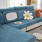 Chenille Cushion Covers for 1/2/3/4 Seater Sofas and L-shaped Couches, Furniture Covers for Pets