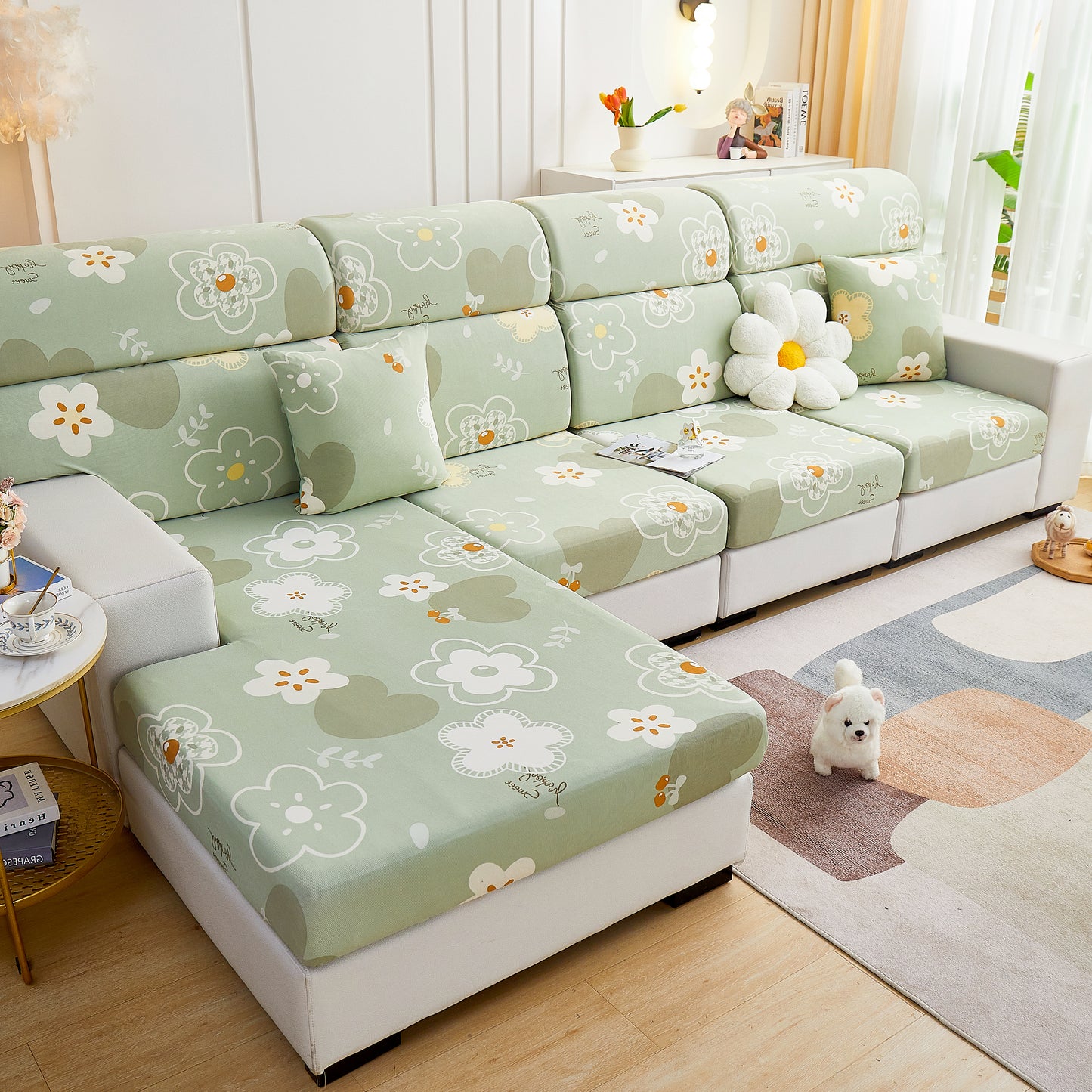 Cooling Stretch and Cover Slipcovers, Printed Furniture Covers, Replacement Covers for Cushions