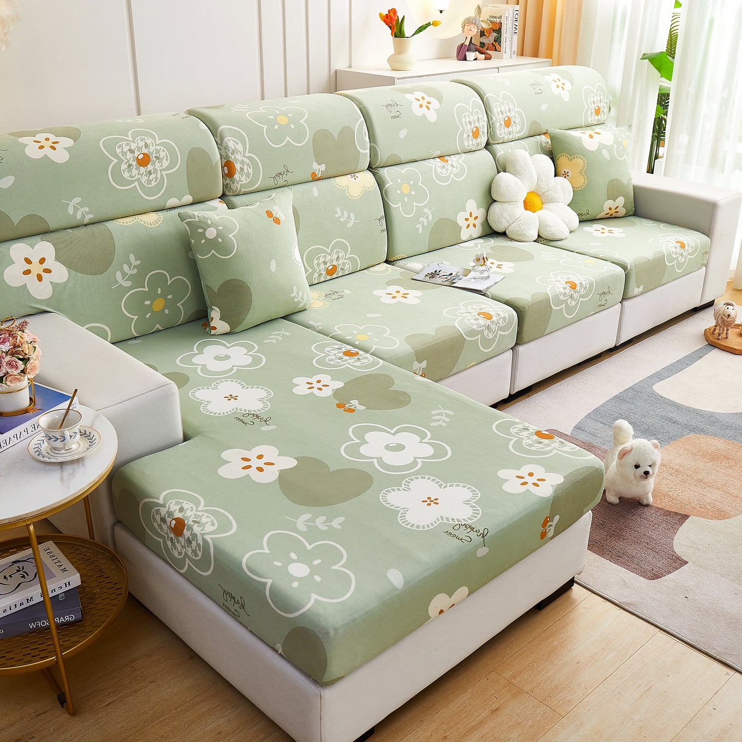 Cooling Stretch and Cover Slipcovers, Printed Furniture Covers, Replacement Covers for Cushions