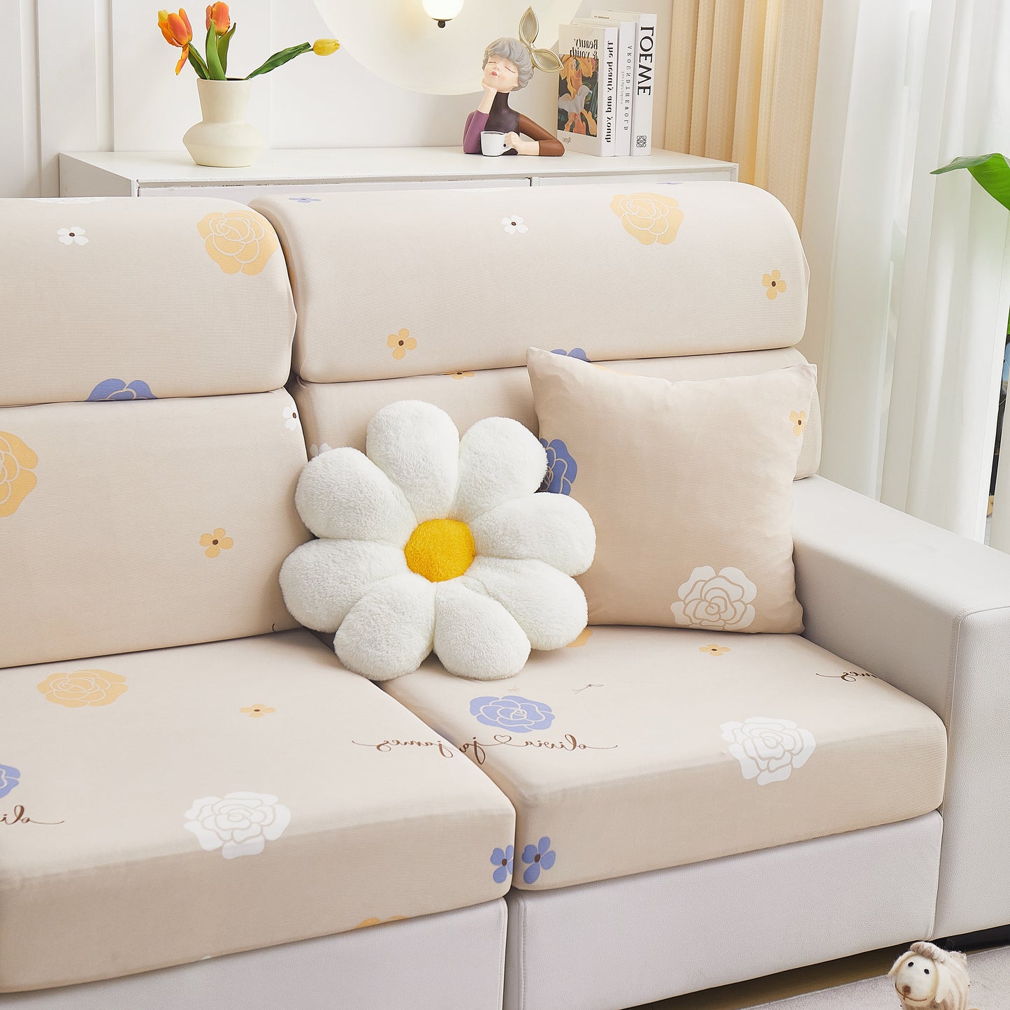 Cooling Stretch and Cover Slipcovers, Printed Furniture Covers, Replacement Covers for Cushions