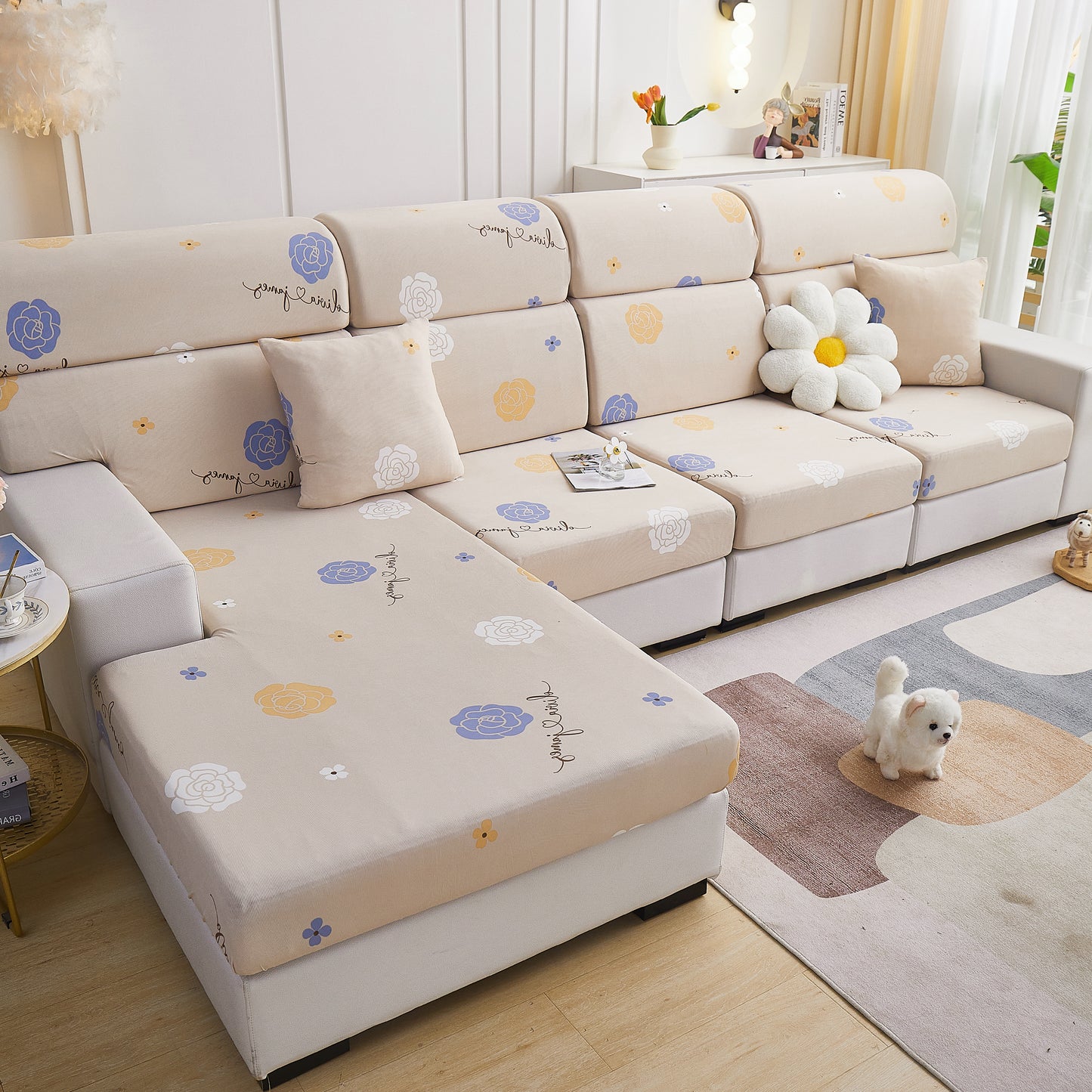 Cooling Stretch and Cover Slipcovers, Printed Furniture Covers, Replacement Covers for Cushions