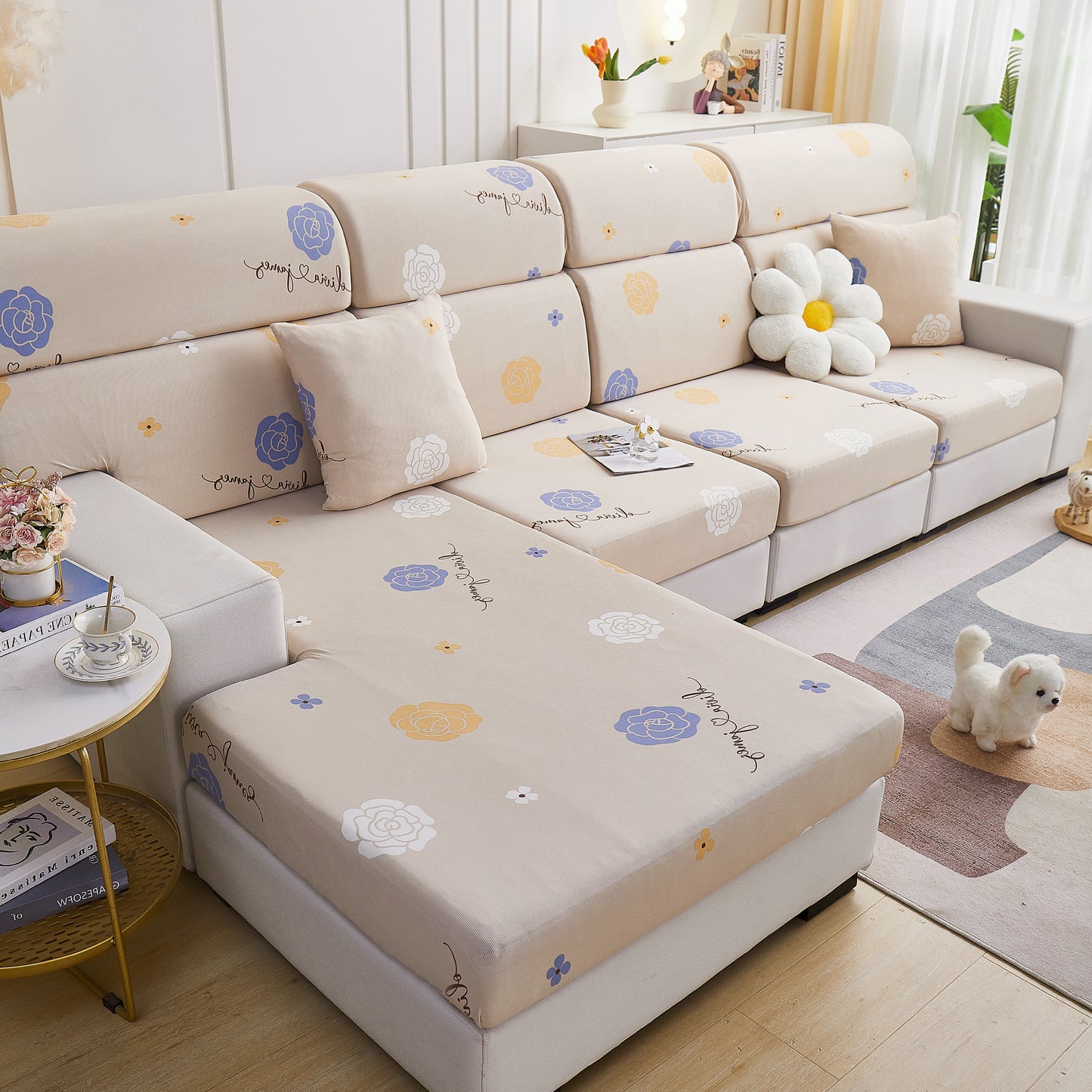 Cooling Stretch and Cover Slipcovers, Printed Furniture Covers, Replacement Covers for Cushions