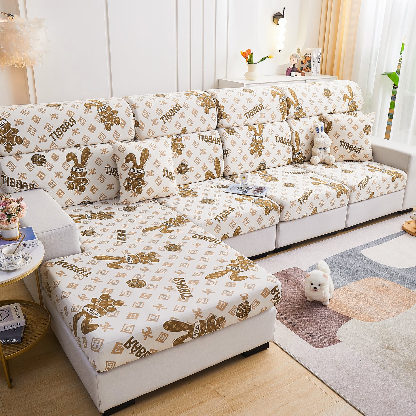 Cooling Stretch and Cover Slipcovers, Printed Furniture Covers, Replacement Covers for Cushions