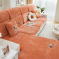 Super Stretch Seat Cushion/Couch Slipcover, Solid Couch Cushion Covers Washable Furniture Protector