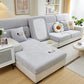 Super Stretch Seat Cushion/Couch Slipcover, Solid Couch Cushion Covers Washable Furniture Protector