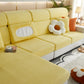 Universal Stretch Sofa Slipcover for L-Shaped Sectional Couch, Chaise, and Separate Cushion Covers