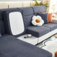 Universal Stretch Sofa Slipcover for L-Shaped Sectional Couch, Chaise, and Separate Cushion Covers