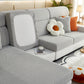 Universal Stretch Sofa Slipcover for L-Shaped Sectional Couch, Chaise, and Separate Cushion Covers