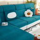 Universal Stretch Sofa Slipcover for L-Shaped Sectional Couch, Chaise, and Separate Cushion Covers