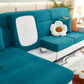 Universal Stretch Sofa Slipcover for L-Shaped Sectional Couch, Chaise, and Separate Cushion Covers