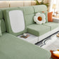 Universal Stretch Sofa Slipcover for L-Shaped Sectional Couch, Chaise, and Separate Cushion Covers