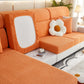 Universal Stretch Sofa Slipcover for L-Shaped Sectional Couch, Chaise, and Separate Cushion Covers