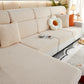 Universal Stretch Sofa Slipcover for L-Shaped Sectional Couch, Chaise, and Separate Cushion Covers