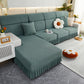 Tailored Sofa Cushion Covers Stretch Couch Seat Covers  with Skirt for Sectional Sofas