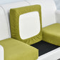 Elastic L-Shaped Sofa Slipcover for Living Room, Velvet Plush Couch Covers for Chaise Longue Seats