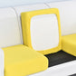 Elastic L-Shaped Sofa Slipcover for Living Room, Velvet Plush Couch Covers for Chaise Longue Seats