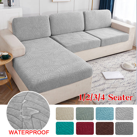 Jacquard Elastic Sofa Cover Water Resistant Removable Furniture Protector Perfect for Pets and Kids