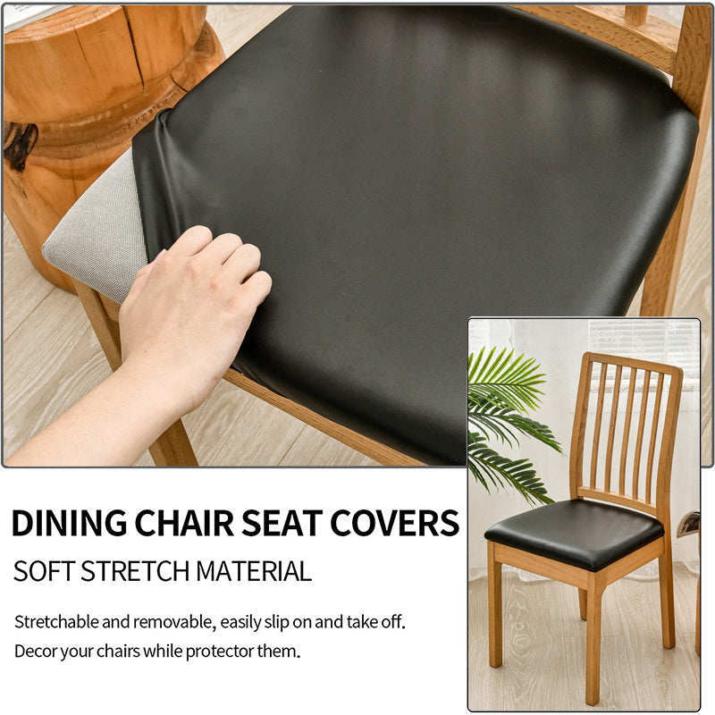 Leather seat covers for best sale kitchen chairs